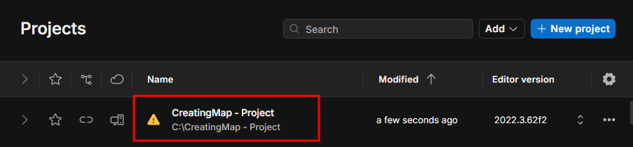 Select project